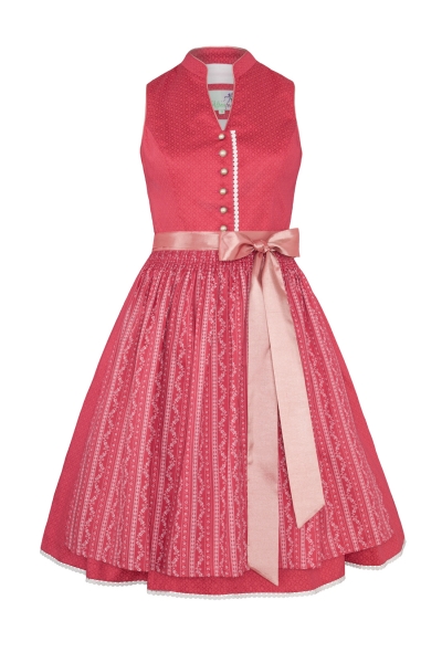 Dirndl midi 60 cm Jella pink Alpenfee