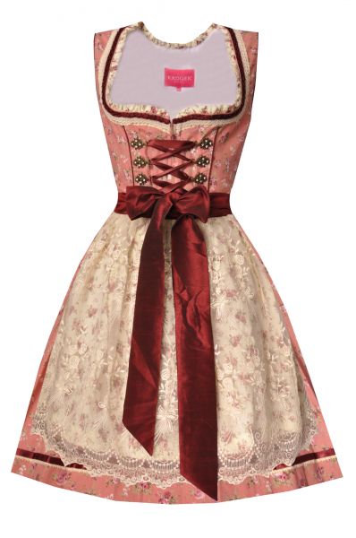 Dirndl mini 50 cm Valencia apricot orange Krüger Madl