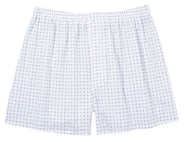 Herren Boxershort Romansthal weiß grau Gloriette