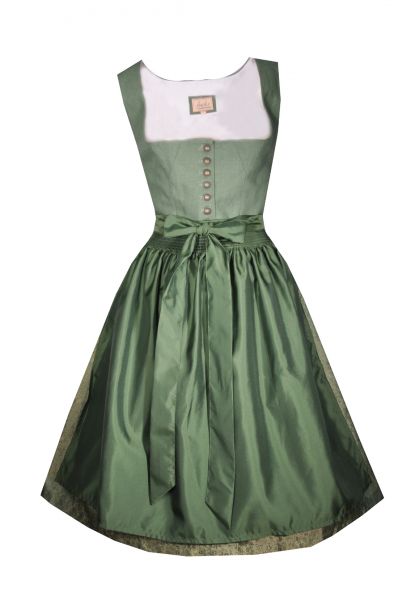 Dirndl midi 65cm 5999 smaragd grün Fuchs